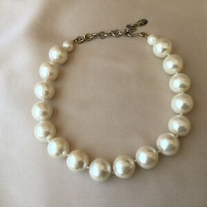 Carolee Large Pearl Choker Necklace